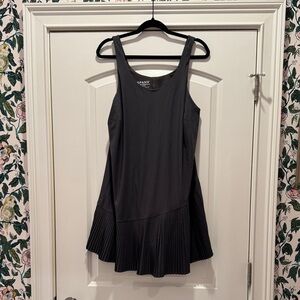 SPANX dark green Mini skort with Pleated Hem